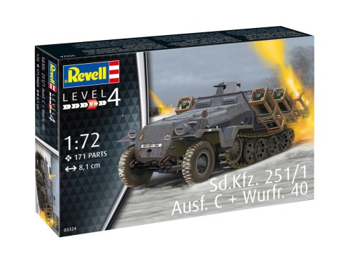 Revell 03324 Sd.Kfz. 251/1 Ausf. C + Wurfr.40