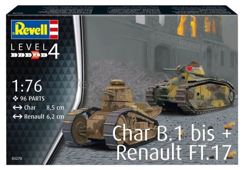 Revell 03278 Char. B.1 bis - Renault FT.17