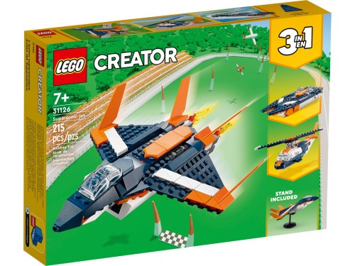 LEGO ® 31126 CREATOR Odrzutowiec naddźwiękowy