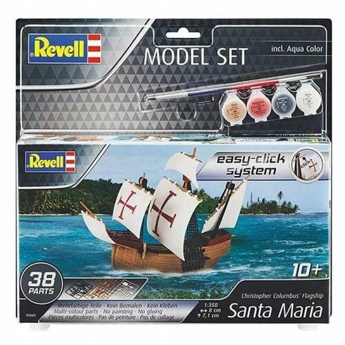 Revell 65660 Santa Maria easy click system Model Set