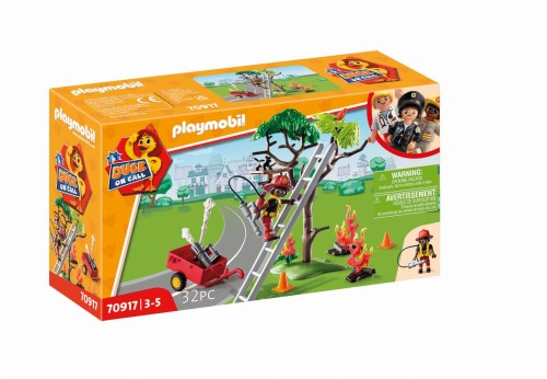 PLAYMOBIL 70917 DUCK ON CALL - Akcja straży pożarnej. Uratuj kotka!