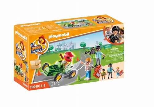 PLAYMOBIL 70919 DUCK ON CALL - Akcja ratunkowa. Pomóż kierowcy rajdowemu!