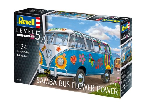 Revell 07050 VW T1 Samba Bus Flower Power