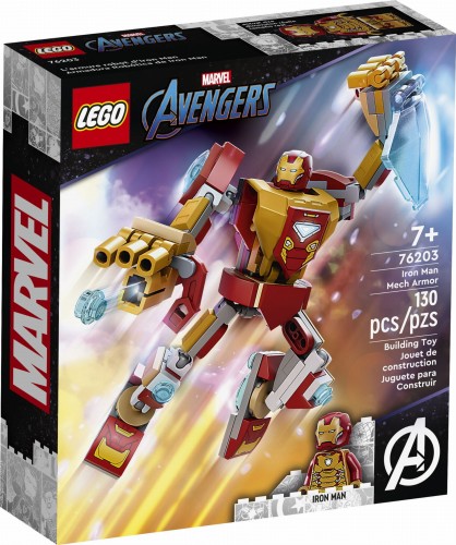 LEGO ® 76203 Mechaniczna zbroja Iron Mana