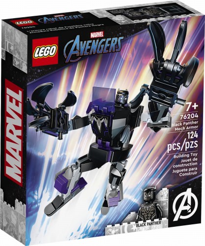 LEGO ® 76204 Mechaniczna zbroja Czarnej Pantery