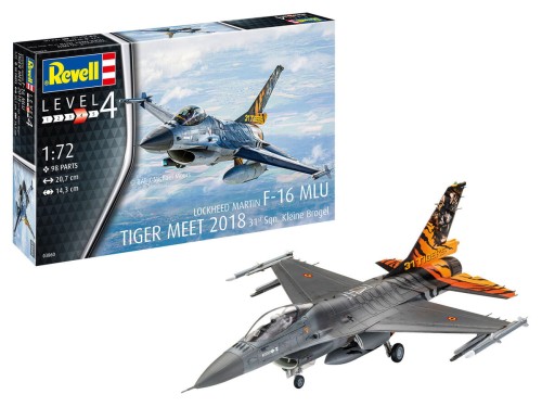Revell 03860 Tiger Meet 2018 Lockheed Martin F16 MLU 31st Sqn. Kleine Brogel