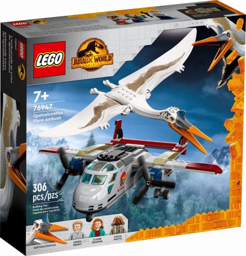 LEGO ® 76947 JURASSIC WORLD Kecalkoatl: zasadzka z samolotem