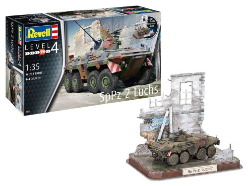 Revell 03321 SpPz 2 Luchs & 3D Puzzle Diorama