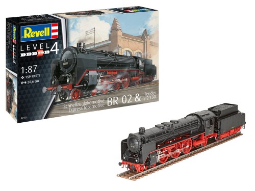Revell 02171 Express Lok BR02 m.Tender 2'2'