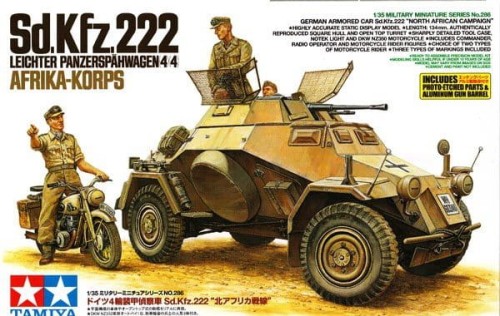 TAMIYA 35286 Sd.Kfz.222 Leichter Panzerspahwagen 4x4 Afrika Korps