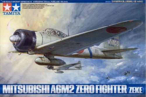 TAMIYA 61016 A6M2 Zero Typ 21