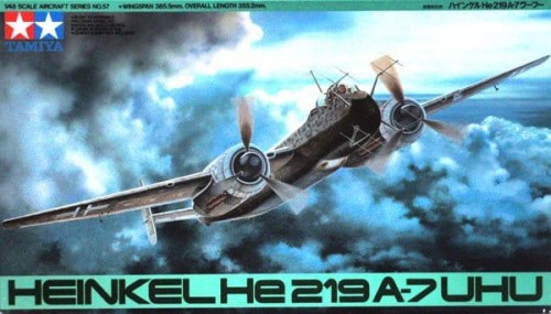 TAMIYA 61057 Heinkel He219 A-7 Uhu
