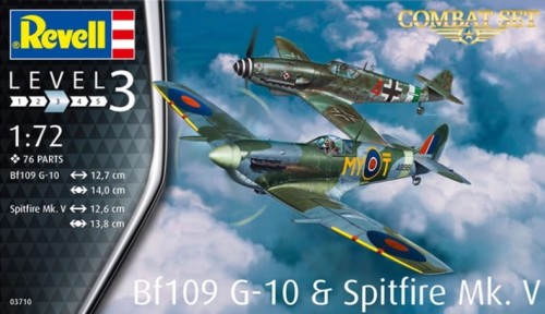 Revell 03710 Bf109G 10 & Spitfire Mk.V Combat Set