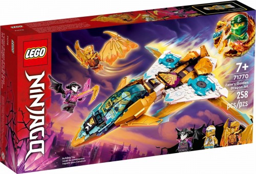 LEGO ® 71770 NINIJAGO Złoty smoczy odrzutowiec Zane’a