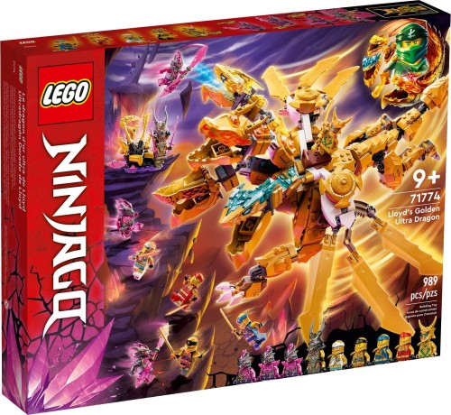 LEGO ® 71774 NINJAGO Złoty Ultra Smok Lloyda