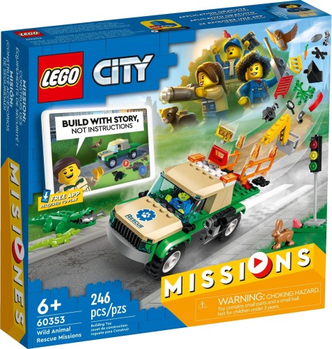 LEGO ® 60353 CITY Misja ratowania dzikich zwierząt
