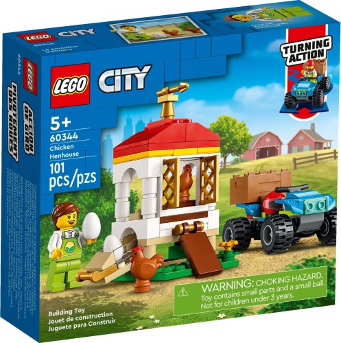 LEGO ® 60344 CITY Kurnik z kurczakami