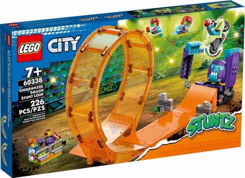 LEGO ® 60338 CITY Kaskaderska pętla i szympans demolka