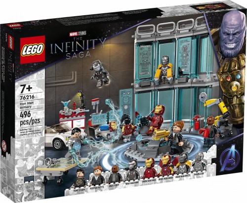 LEGO ® 76216 SUPER HEROES Zbrojownia Iron Mana