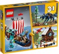 LEGO ® 31132 CREATOR Statek wikingów i wąż z Midgardu