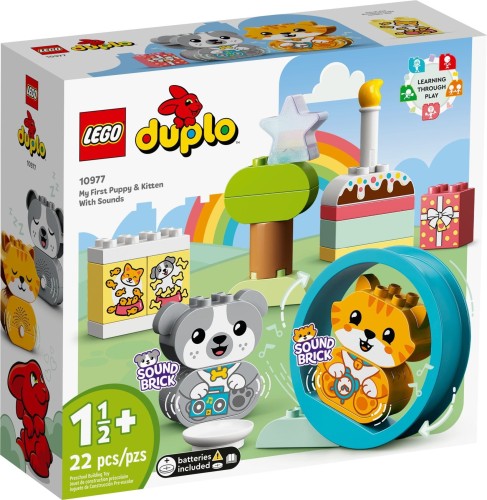 LEGO ® 10977 DUPLO Mój pierwszy szczeniak i kotek z odgłosami