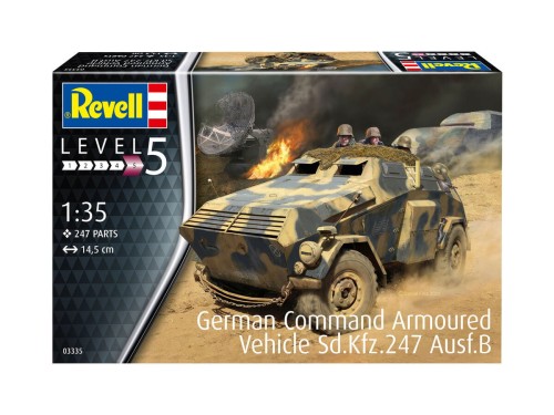 REVELL 03335 German Command Armoured Vehicle Sd.Kfz.247 Ausf.B