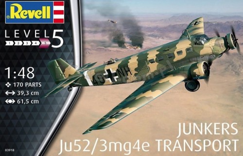 REVELL 03918 Junkers Ju52/3mg4e Transport