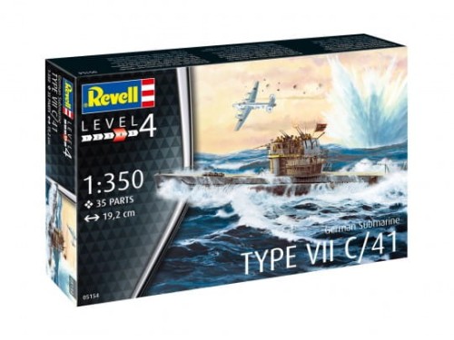 REVELL 05154 U-Boot Typ VII C/41