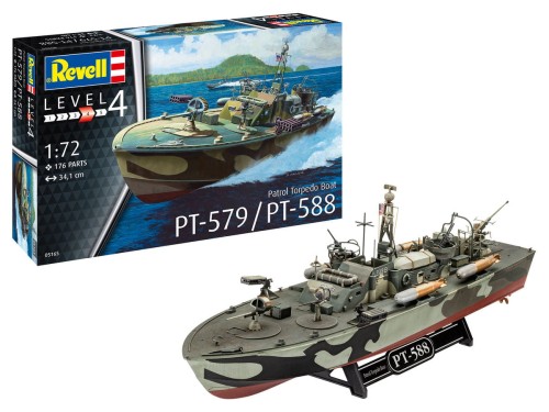 REVELL 05165 Patrol Torpedo Boat PT-588/PT-579