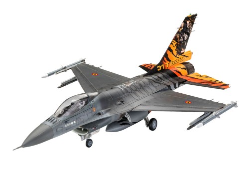 Revell 63860 F16 MLU TIGER MEET 2018 31 Sqn. Kleine Brogel Model Set
