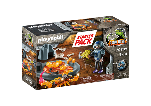 PLAYMOBIL 70909 DINO RISE Starter Pack Walka z ognistym skorpionem