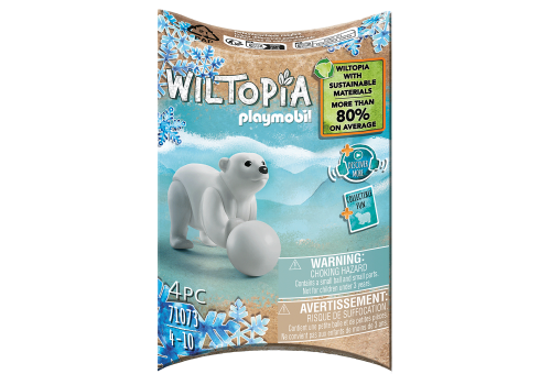PLAYMOBIL 71073 Wiltopia - Mały niedźwiedź polarny