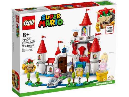 LEGO ® 71408 SUPER MARIO Zamek Peach - zestaw rozszerzający