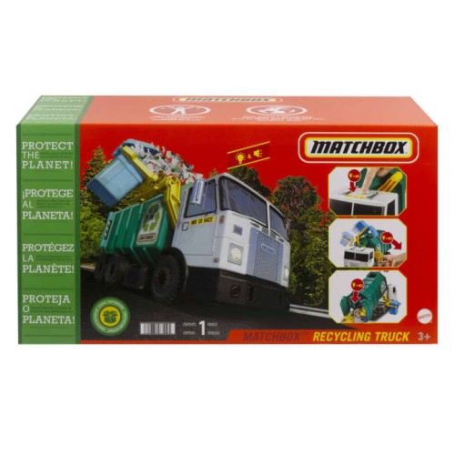 Matchbox Śmieciarka do recyklingu