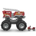 Mega Hot Wheels Monster Trucks 5-Alarm + łazik ATV
