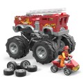 Mega Hot Wheels Monster Trucks 5-Alarm + łazik ATV