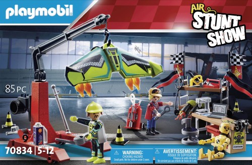 PLAYMOBIL 70834 Air Stuntshow Stacja serwisowa