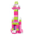 MEGA BLOKS Różowa Torba z klockami 80el.
