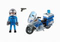 PLAYMOBIL 6876 Motocykl policyjny z kogutem LED