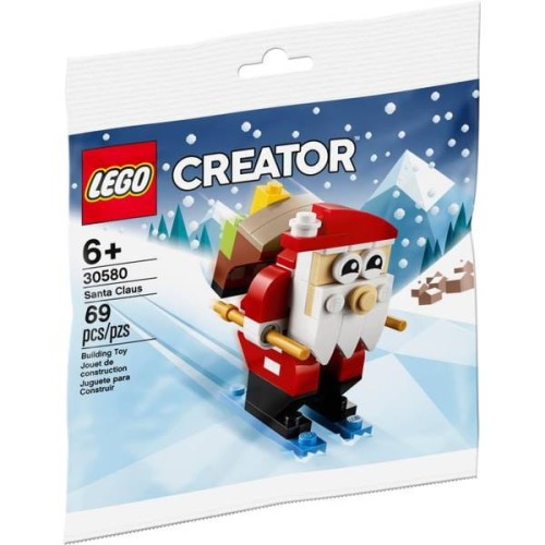 LEGO 30580 Creator Święty Mikołaj na nartach