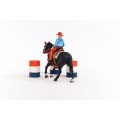 Schleich 42576 Kowbojka i wyścig wokół beczek