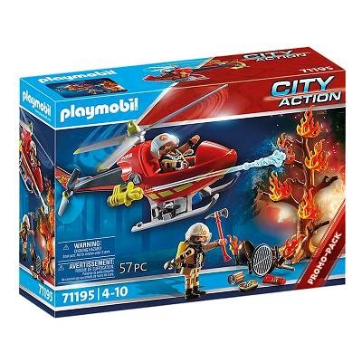 Playmobil 71195 Helikopter strażacki