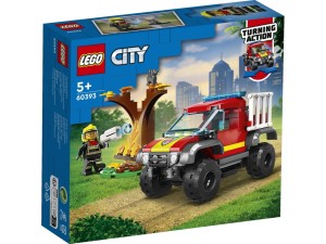 LEGO 60393 City Wóz strażacki 4x4 – misja ratunkowa