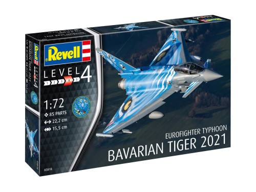 REVELL 63818 Eurofighter Typhoon Bavarian Tiger 2021