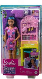 BARBIE HKD78 Skipper zestaw Pierwsza Praca Przekłuwanie uszu