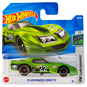 Hot Wheels HCW80 76 Greenwood Corvette HW Contoured