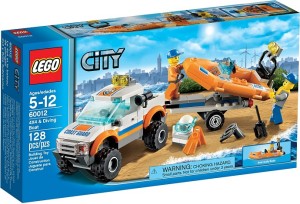 LEGO 60012 City Wóz terenowy i łódz nurków