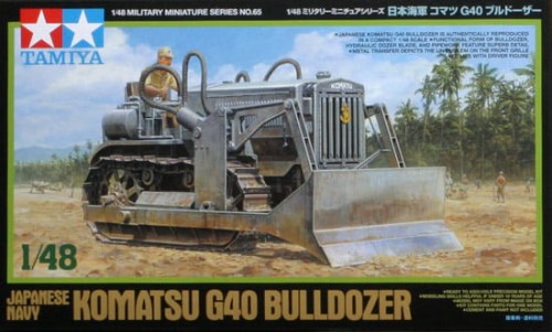 Tamiya 32565 Japanese Navy IIWW Komatsu G40 Bulldozer
