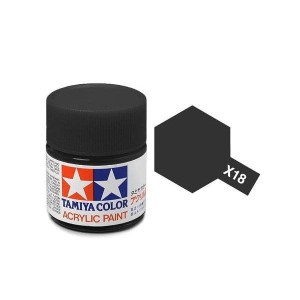 Tamiya 81001 X-1 Farba akrylowa Black 23 ml