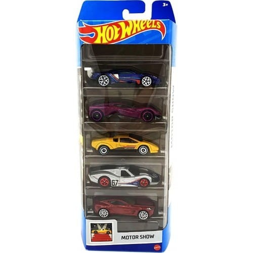 Hot Wheels 01806 HLY63 5-częściowy zestaw samochodowy